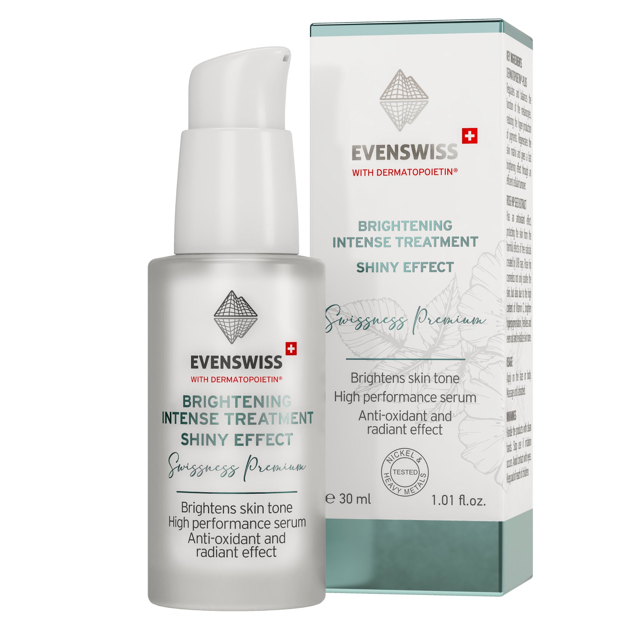 EVENSWISS — Brightening Intense Treatment — intensīvi balinošs līdzeklis ar izgaismojošu efektu
