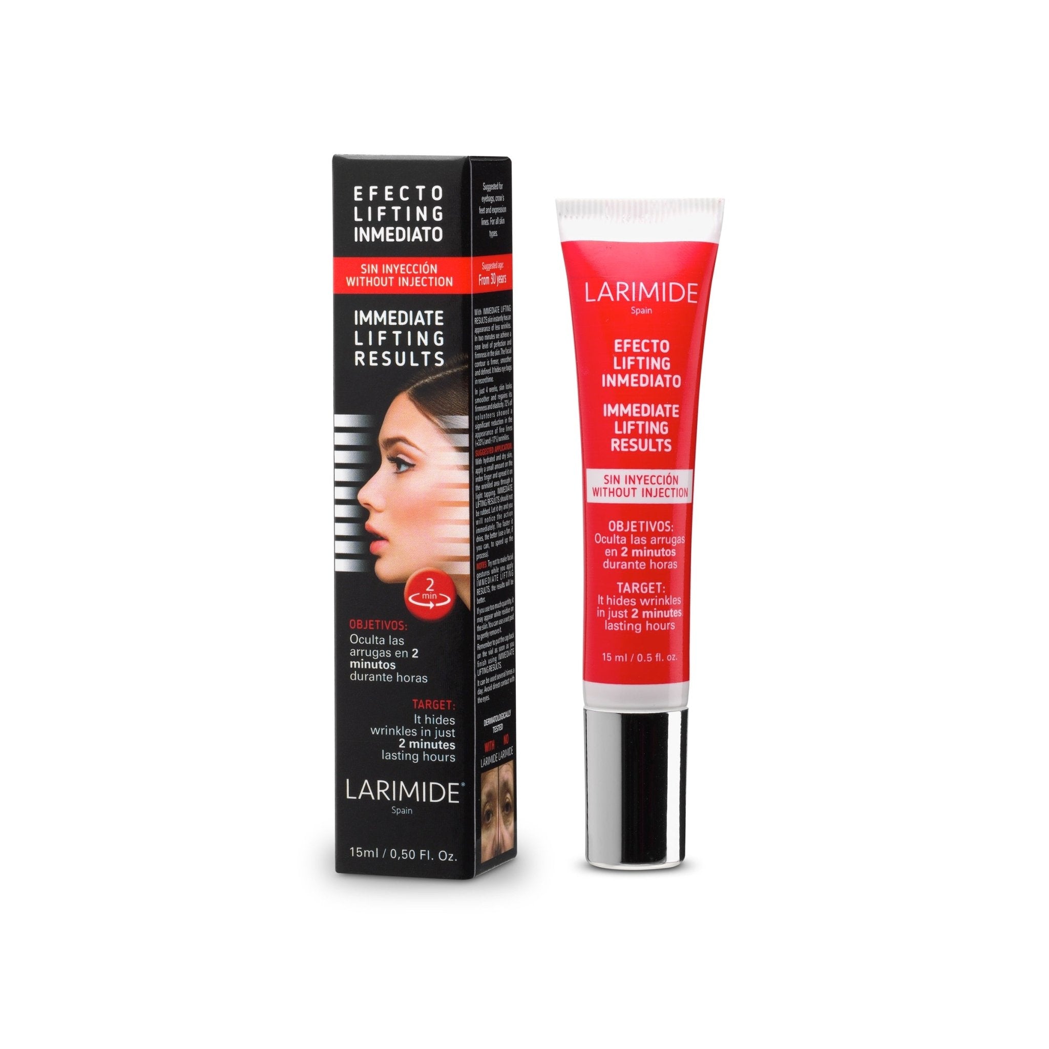 Larimide — EFECTO LIFTING INMEDIATO — tūlītējs liftinga rezultāts