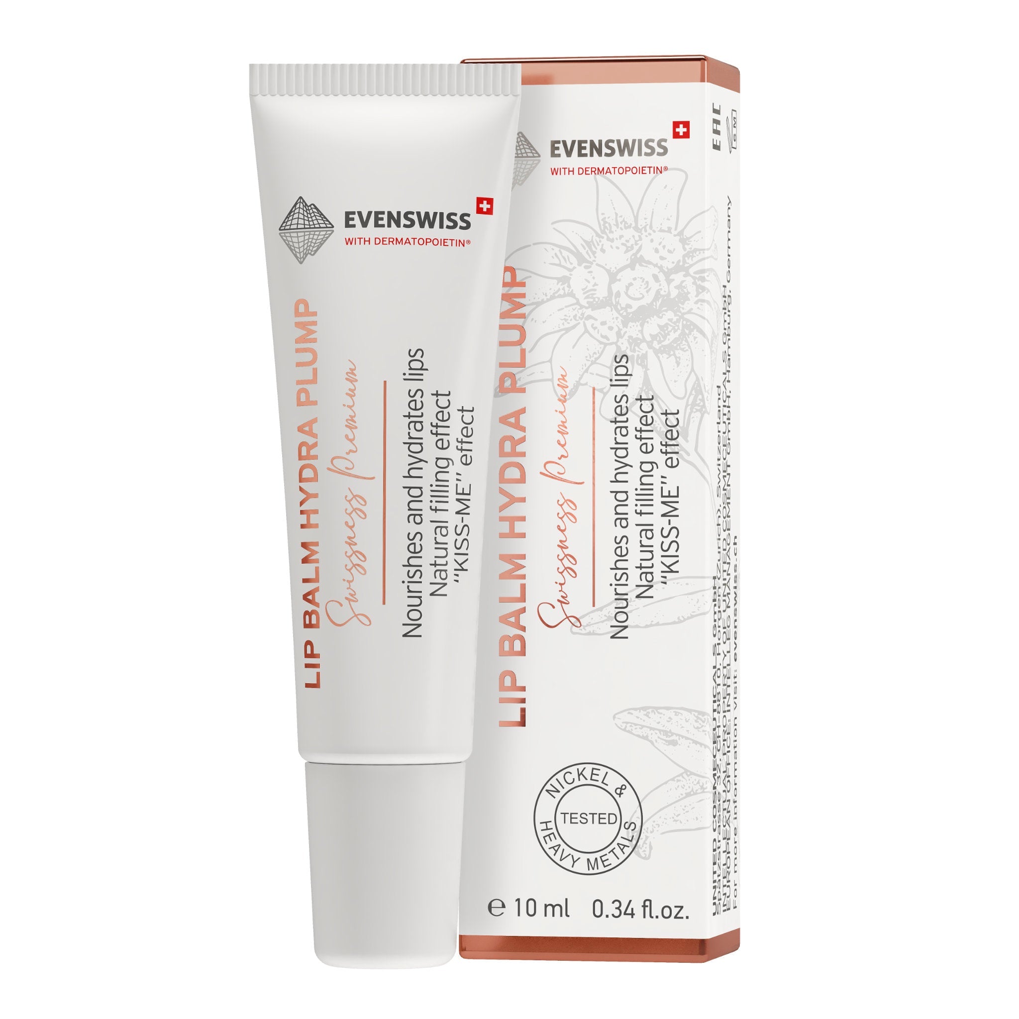 EVENSWISS — Lip Balm Hydra Plump — mitrinošs lūpu balzāms